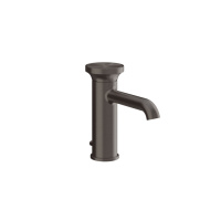 GESSI Origini смеситель для раковины с донным клапаном, в компл с отд вставкой, цвет Black Metal Brushed PVD - Gidratop.ru изображение
