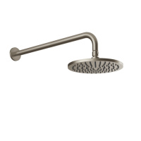 Gessi Emporio shower верхний душ для настенного крепления, поворотная, с защитой от известкового налёта, цвет: Finox Brushed Nickel