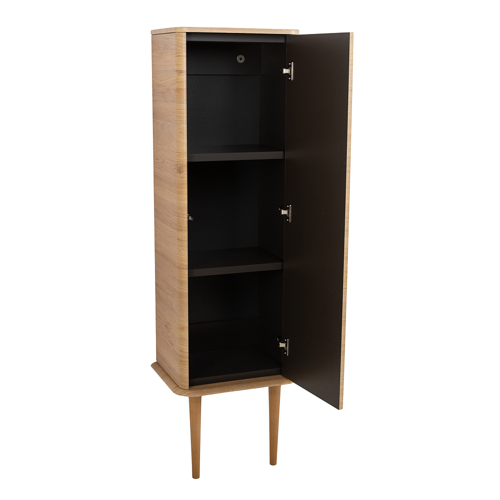 IDRA Колонна подвесная с дверью, реверсивная 55821 Rovere Tabacco, 47,5x37x123 - Gidratop.ru изображение