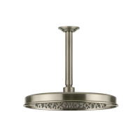 GESSI VENTI20 верхний душ Oslash;300 мм., с потолочным держателем 293 мм., цвет Finox Brushed Nickel - Gidratop.ru изображение