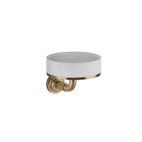 GESSI VENTI20 мыльница подвесная, цвет белый, фурнитура Warm Bronze Br. PVD - Gidratop.ru изображение