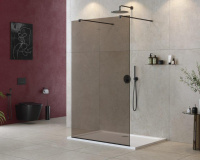 душевая перегородка CEZARES LIBERTA-L-2-110-120-BR-NERO