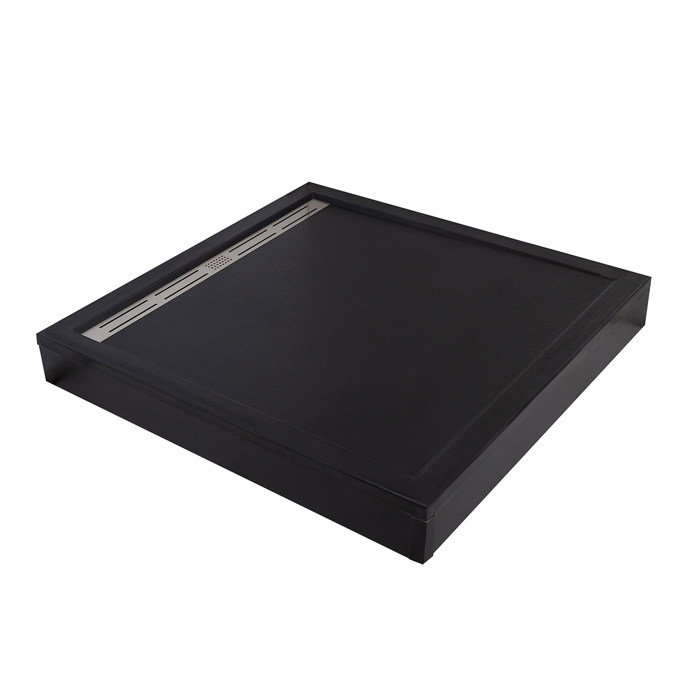 Поддон из искусственного мрамора CEZARES TRAY-AS-A-100-30-NERO - Gidratop.ru изображение
