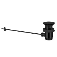 Gessi Emporio Technical accessories донный клапан для раковины на 1 1/4 c донным клапаном и переливом, цвет: Black XL - Gidratop.ru изображение
