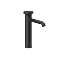 GESSI ORIGINI смеситель для раковины H=247мм однорычажный, в компл с отделочной вставкой, цвет Black XL - Gidratop.ru изображение