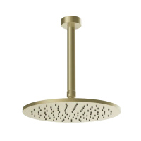 Gessi Ingranaggio верхний душ потолочная, поворотная с шарниром, цвет: Brushed Brass PVD - Gidratop.ru изображение