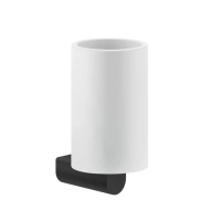 GESSI Rilievo стакан настенный, цвет: nero XL - Gidratop.ru изображение