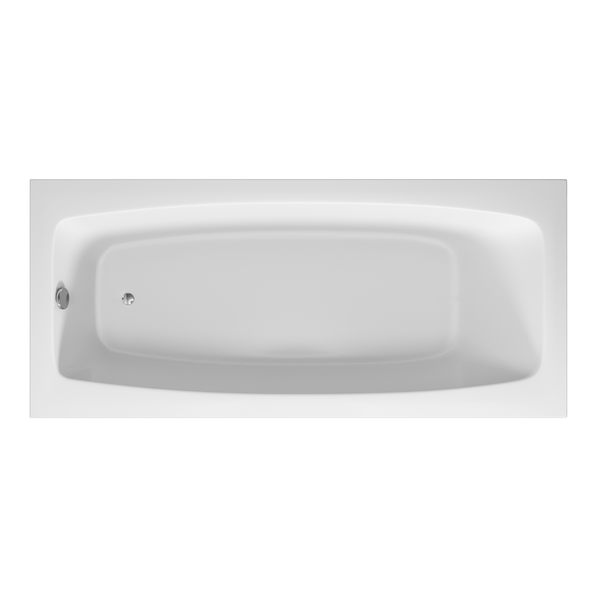 Ванна акриловая Vincea VBT-2S180-FR с каркасом 1800*800*430, пристенная, цвет белый - Gidratop.ru изображение