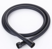 CZR-FMD-180-NOP Гибкий шланг PVC, длина 1,8 м, чёрный матовый - Gidratop.ru изображение