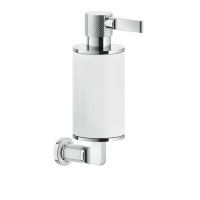 GESSI INCISO дозатор для жидкого мыла настенный, цвет: белый/хром
