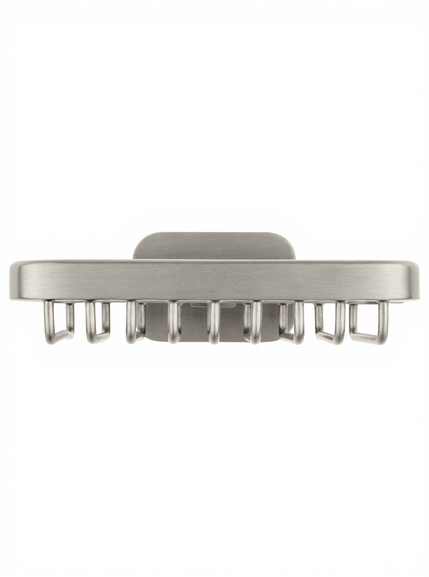 Мыльница с держателем WONZON & WOGHAND GRAFFITY, Брашированный никель (WW-9324-BN) - Gidratop.ru изображение