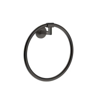 Gessi Ingranaggio полотенцедержатель-кольцо, цвет Black Metal Brushed PVD