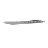 GESSI Tremillimetri верхний душ для настенного крепления 300х550 мм, цвет Steel Brushed
