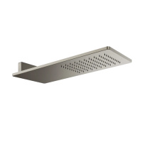 GESSI верхний душ 550х200 мм., для настенного крепления, цвет Steel Brushed - Gidratop.ru изображение