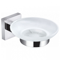 Мыльница с держателем WONZON & WOGHAND POLO, Хром (WW-8922) - Gidratop.ru изображение