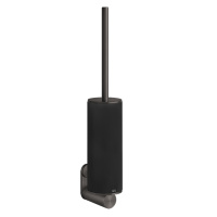 GESSI 316 ершик настенный, цвет: черная колба/brushed black metal pvd - Gidratop.ru изображение