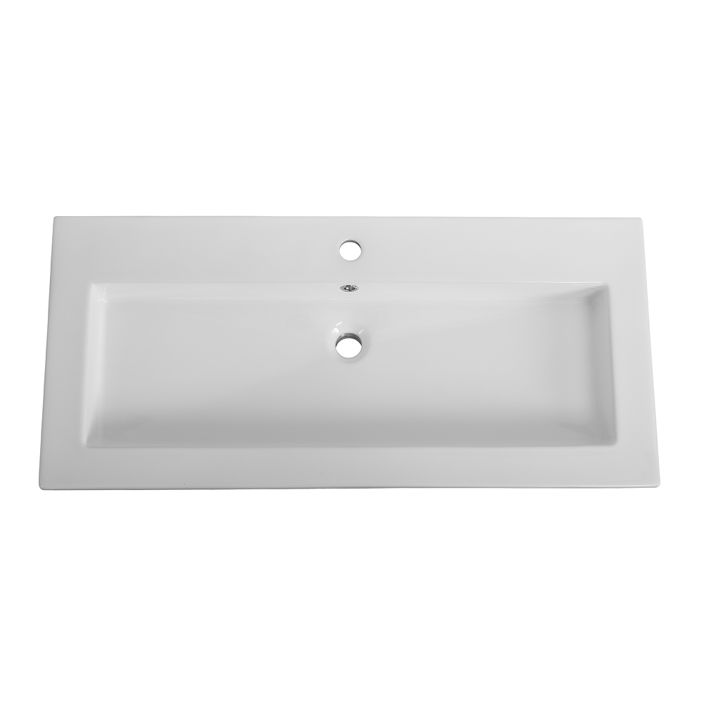Керамическая раковина CZR-8070-100, 1010x460x140 - Gidratop.ru изображение