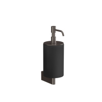 GESSI Origini дозатор для жидкого мыла настенный черный/Black Metal Brushed PVD - Gidratop.ru изображение