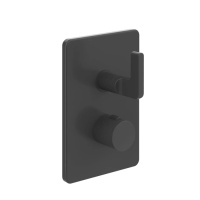 GESSI INCISO термостатический смеситель на 3 источника (внешняя часть), цвет: nero XL - Gidratop.ru изображение