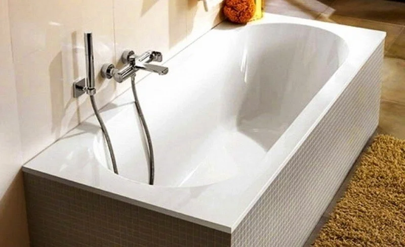 Квариловая ванна Villeroy&Boch Oberon 170 x 70 см, белый alpin, UBQ177OBE2V-01 - Gidratop.ru изображение