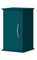 TIFFANY Шкафчик подвесной с одной распашной дверцей, реверсивный 54962 Blu Petrolio, 34x32x59 - Gidratop.ru изображение
