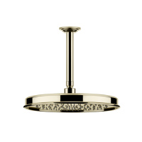 GESSI VENTI20 верхний душ Oslash;300 мм., с потолочным держателем 293 мм., цвет Brass PVD - Gidratop.ru изображение