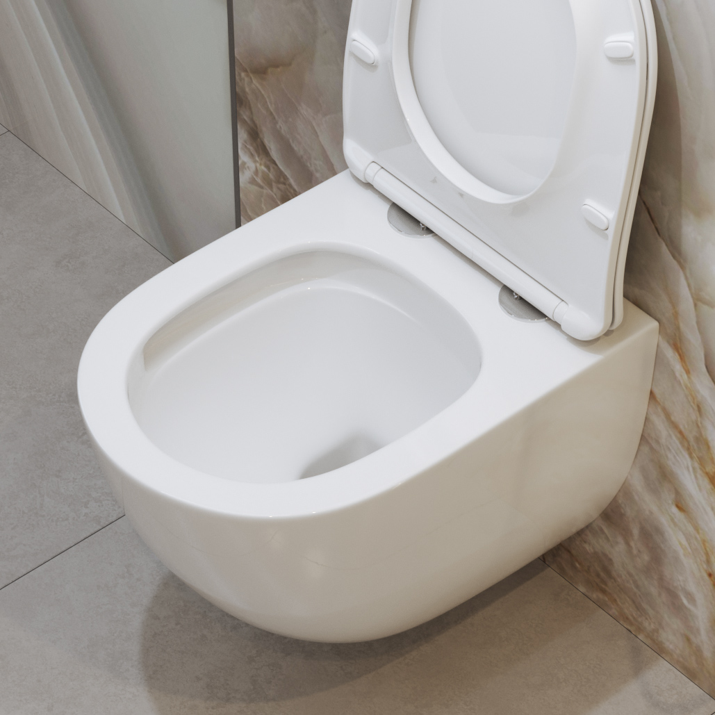 Унитаз подвесной безободковый BelBagno AMANDA-TOR BB051CH-TOR-FC/BB051SC - Gidratop.ru изображение