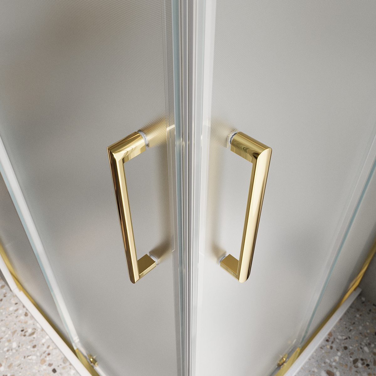 Душевой уголок BelBagno LUCE-A-2-90-P-ORO - Gidratop.ru изображение