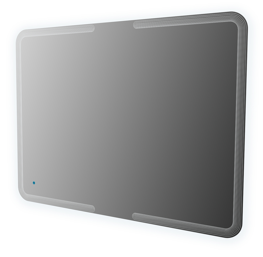 Зеркало со встроенной LED подстветкой и сенсорным выключателем Touch System 40312, 900x1200 - Gidratop.ru изображение