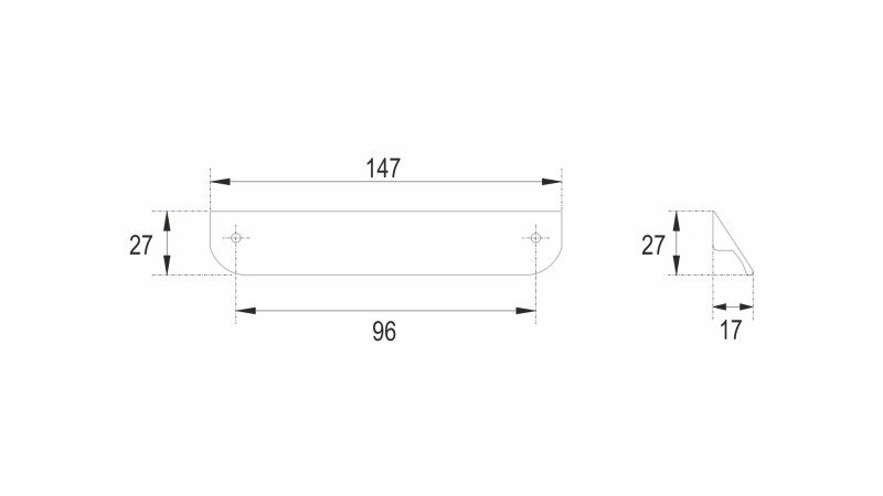RS156SG.3/96 Ручка мебельная AL TICK, сатиновое золото - Gidratop.ru изображение