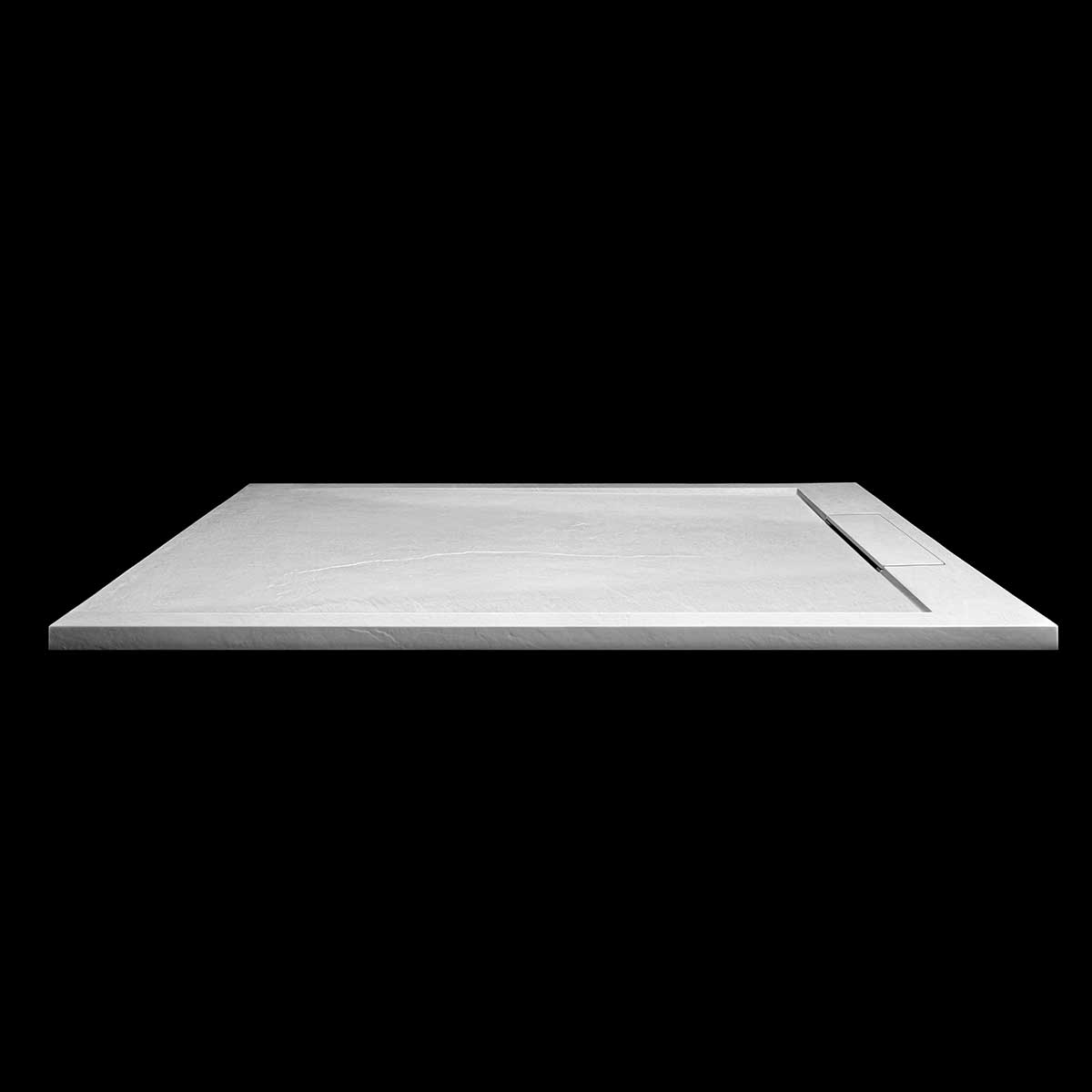Поддон для душа из искусственного камня VST-4SRL9090W, 900*900*25, белый матовый - Gidratop.ru изображение