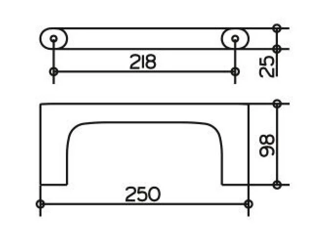 Полотенцедержатель Keuco Edition 400 11521010000, 25 см, хром - Gidratop.ru изображение