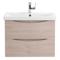 MARINO-CER База под раковину подвесная с двумя выкатными ящиками, Rovere Grigio, 664x440x500, MARINO-CER-700-2C-SO-RG-P - Gidratop.ru изображение