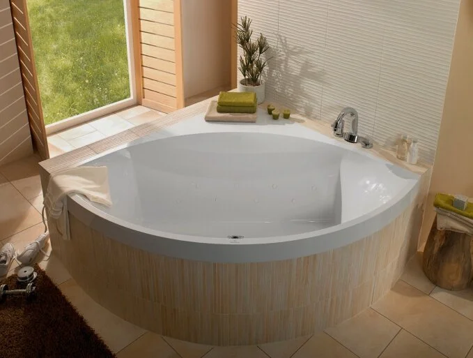 Квариловая ванна Villeroy&Boch Squaro 145 x 145 см, BQ145SQR3V-01 - Gidratop.ru изображение