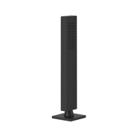 Gessi Rettangolo душевая лейка выдвигающаяся, с держателем, цвет: черный