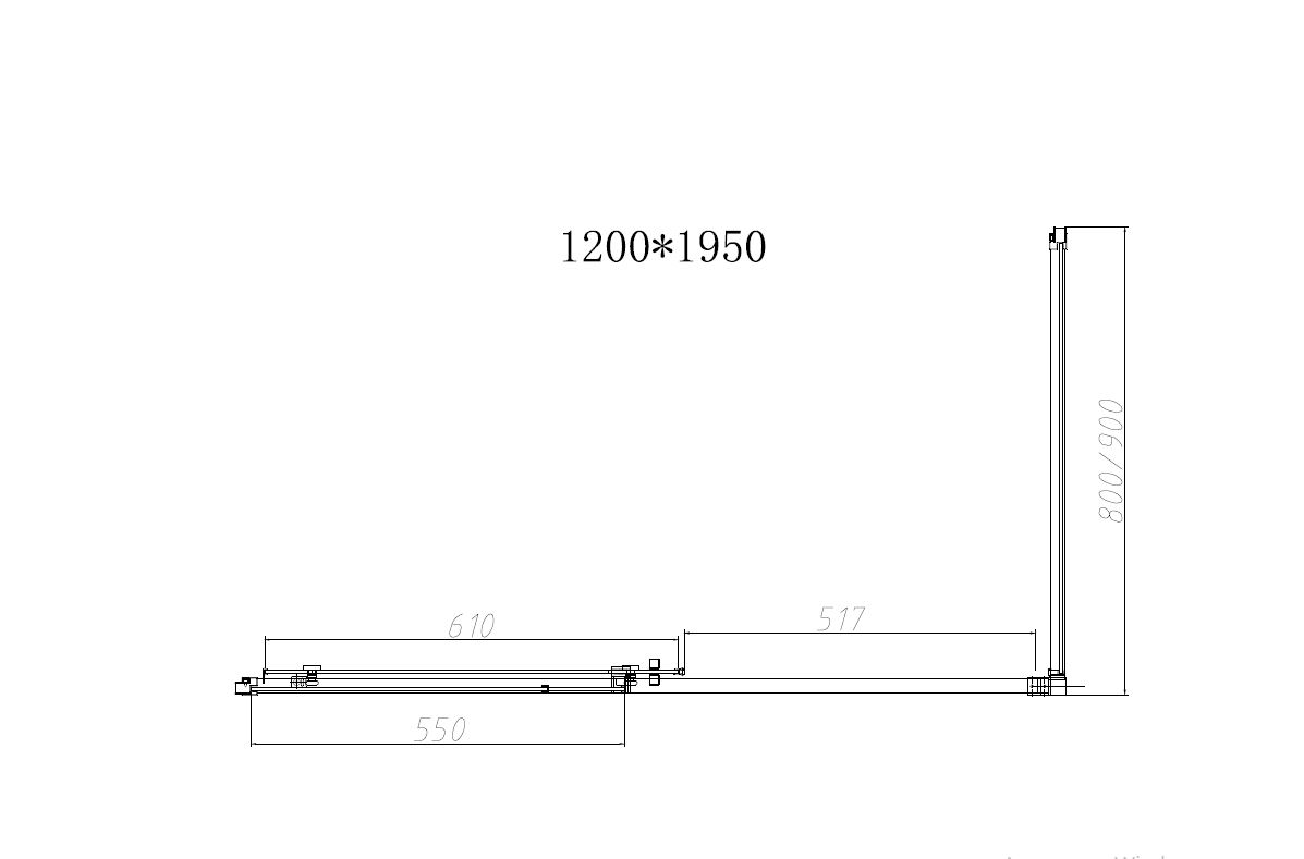 Душевой уголок Slim-N VSR-4SN9012CLG, 1200*900, брашированное золото, стекло прозрачное - Gidratop.ru изображение