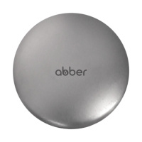 Накладка на слив для раковины ABBER AC0014MS серебряная матовая, керамика - Gidratop.ru изображение