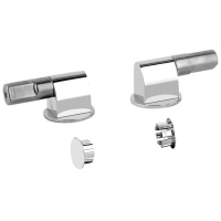 Gessi GESSI 316 Петли плавного закрывания сиденья унитаза и пробки для боковых отверстий, цвет: хром - Gidratop.ru изображение