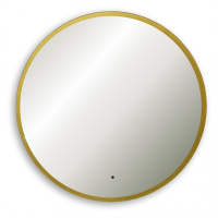 Зеркало ABBER Mond AG6204SCGL-1.0 с подсветкой, бесконтактный выключатель, диммер, золото - Gidratop.ru изображение