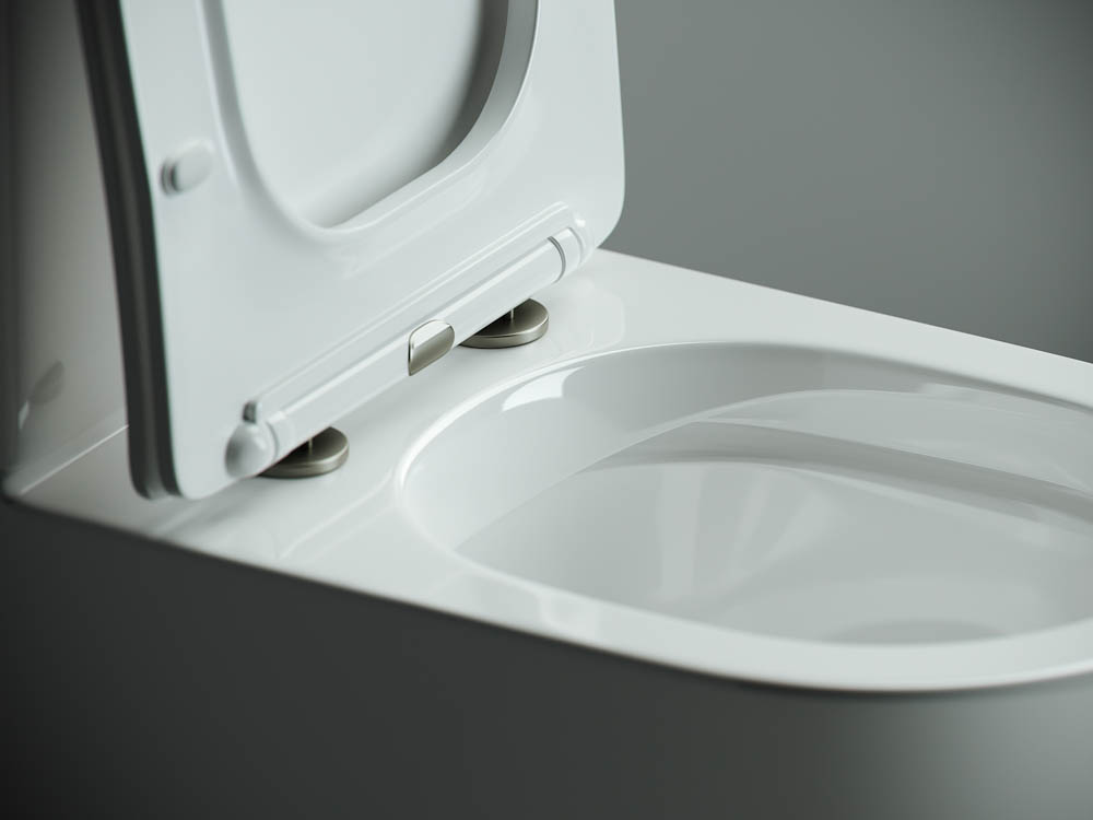 Напольный пристенный унитаз Metropol Rimless - Gidratop.ru изображение