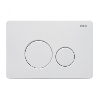 Кнопка смыва ABBER AC0121MW белая матовая - Gidratop.ru изображение