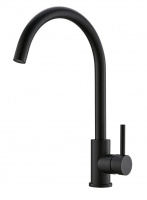 Смеситель для кухни, нержавеющая сталь, чёрный BB-LAM03-2-IN-NERO - Gidratop.ru изображение