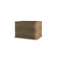 IDRA Тумба подвесная под раковину с выдвижным ящиком, 55803 Rovere Tabacco, 64x50x42 - Gidratop.ru изображение