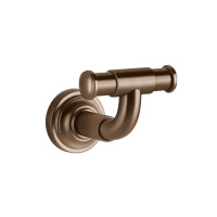 GESSI VENTI20 крючок двойной, цвет Copper Brushed PVD - Gidratop.ru изображение