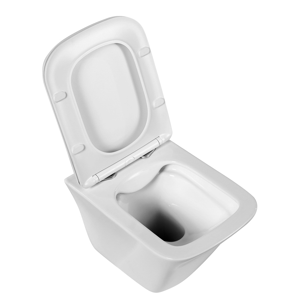 Унитаз подвесной безободковый BelBagno MARMI BB052CHR/BB052SC - Gidratop.ru изображение