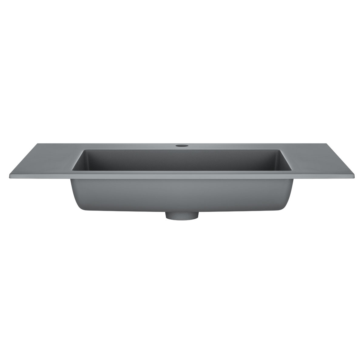 Раковина VCB-13800G из кварца, цвет серый - Gidratop.ru изображение