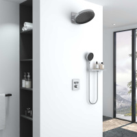 Душевой комплект Inspire VSFW-3I21MT3RCH встраиваемый, термостатический, двухрежимный, хром - Gidratop.ru изображение