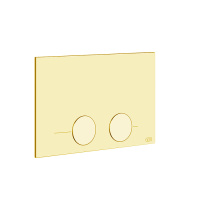 GESSI клавиша смыва для унитаза, двойная, для систем инсталляций TECE, цвет Gold PVD - Gidratop.ru изображение