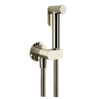 Gessi Origini гигиенический душ, шланг 1250 мм, цвет: Nickel PVD - Gidratop.ru изображение