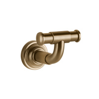GESSI VENTI20 крючок двойной, цвет Antique Brass - Gidratop.ru изображение